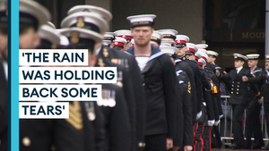 Royal Navy's Freedom of the City parade