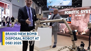 Bomb disposal robot that mimics any hand movement 