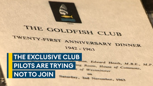 The Goldfish Club: Exclusive society every pilot is doing their best to never join