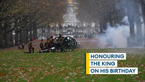 41-gun Royal Salute marks His Majesty King Charles' 77th birthday