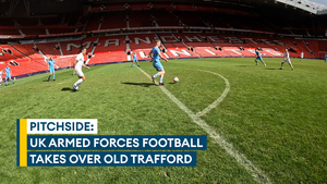 UK Armed Forces football at Old Trafford: behind the scenes