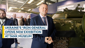 Kyiv's Iron General opens exhibition charting Russian invasion