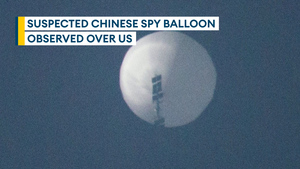 US tracking suspected Chinese surveillance balloon