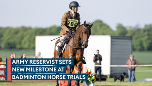 Army reservist sets new milestone at Badminton Grassroots event