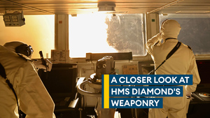 Capabilities of HMS Diamond as she continues to thwart Red Sea attacks