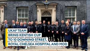UK Armed Forces squad celebrate Kentish Cup triumph with visits to 10 Downing Street, Ministry of Defence and the Royal Hospital Chelsea