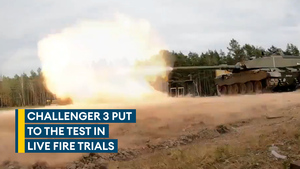 Challenger 3: Explosive footage shows power of Army's new tank