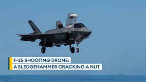 F-35 v drone likened to sledgehammer cracking a nut