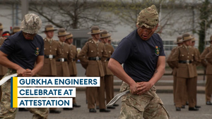 Newest Gurkha sappers become fully-fledged members of the Queen's Gurkha Engineers