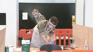 Coronavirus: RAF Conducts Mass Testing In Merthyr Tidfil