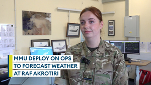 Tomorrow's weather today: Reserve meteorologists deploy on ops at RAF Akrotiri