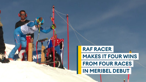 RAF Alpine skier continues 100% winning record at her first Inter Services