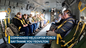 Commando Helicopter Force thanks local landowners for helping with aircrew training