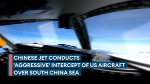 Pentagon accuses Chinese fighter jet of 'aggressive' action near US plane