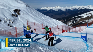  Thrilling Snowboard Cross action kicks off Meribel 2024