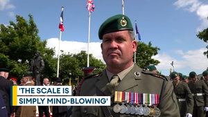 Royal Marine expresses admiration for D-Day veterans