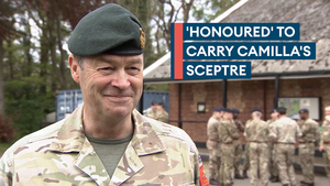 Head of the British Army 'honoured' to carry Queen Consort's sceptre during Coronation