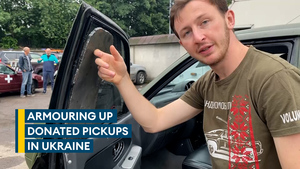Take a tour of a transformed donated 4x4 ready for the frontlines in Ukraine