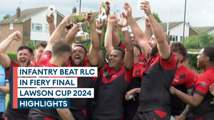 Tempers flare as Infantry win 2024 Lawson Cup final