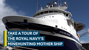 RFA Stirling Castle: The minehunting mothership with all mod cons 