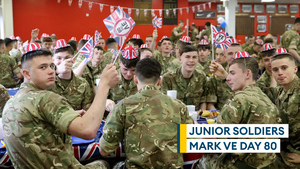 Army recruits mark VE Day 80 with help from Band of Brothers