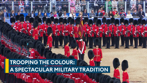 The nation celebrates the King's Birthday with Trooping the Colour parade