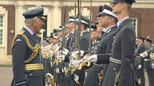 Prince Charles Joins RAF Cadets For Graduation Ceremony