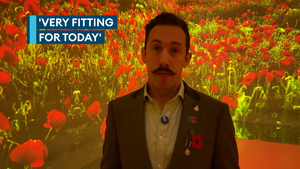 One veteran spoke movingly about the importance of remembrance, support, and resilience at the Poppy Appeal event