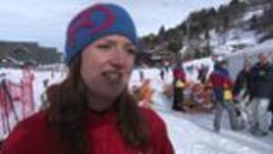 Tough Conditions Affect Fight For Downhill Title