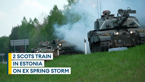 2 Scots rehearse for war in Estonia 