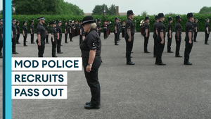 Ministry Of Defence Police Recruits Pass Out In Front Of Family And Friends
