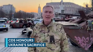 Radakin praises Ukraine's sacrifice on visit to Kyiv