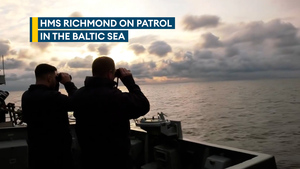 HMS Richmond remaining vigilant on patrol in the Baltic Sea