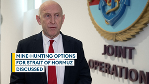 Autonomous mine-hunters sent to help clear Strait