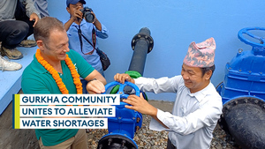 Gurkhas join forces to help alleviate drinking water shortage in Nepal