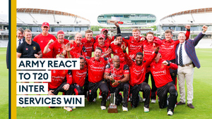 Army react to retaining the Inter Services title