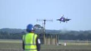 Britain's F-35B jets arrive at RAF Marham