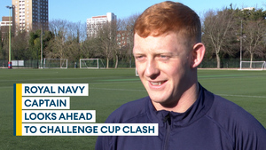 Royal Navy hoping for home advantage in Challenge Cup, says captain