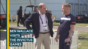 Defence Secretary recognises importance of Invictus Games on visit to The Hague