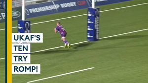 Watch: UKAF's big win over Rugby For Heroes in thrilling try-fest