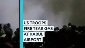 Desperate Scenes At Kabul Airport As Afghans Try To Flee Country