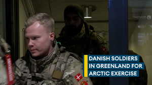 Danish soldiers arrive in Greenland for Arctic Endurance exercise