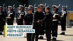 Burnham hosts Zelensky at Portsmouth Naval Base