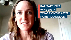 Army's Captain Kat Matthews delighted with Ironman win after 2022 accident