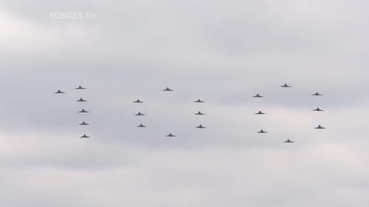 WATCH: Flypast Over Buckingham Palace For RAF 100