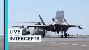 Carrier Strike Group has intercepted Russian military during deployment