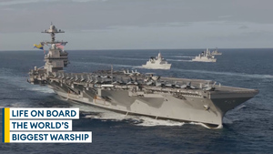 USS Gerald R Ford: Behind the scenes on world's biggest warship