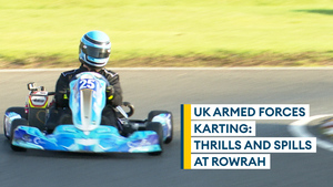 Royal Navy driver wins Premier UK Armed Forces karting title