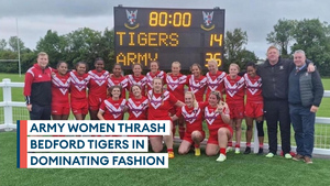 Army women dominate Bedford Tigers in Super League South