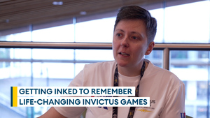 Ex-RAF competitor gets permanent reminder of Invictus